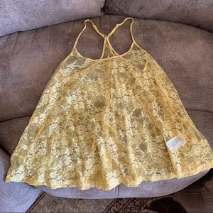 Lace Flowy Racerback Tank Top Coachella/Festival